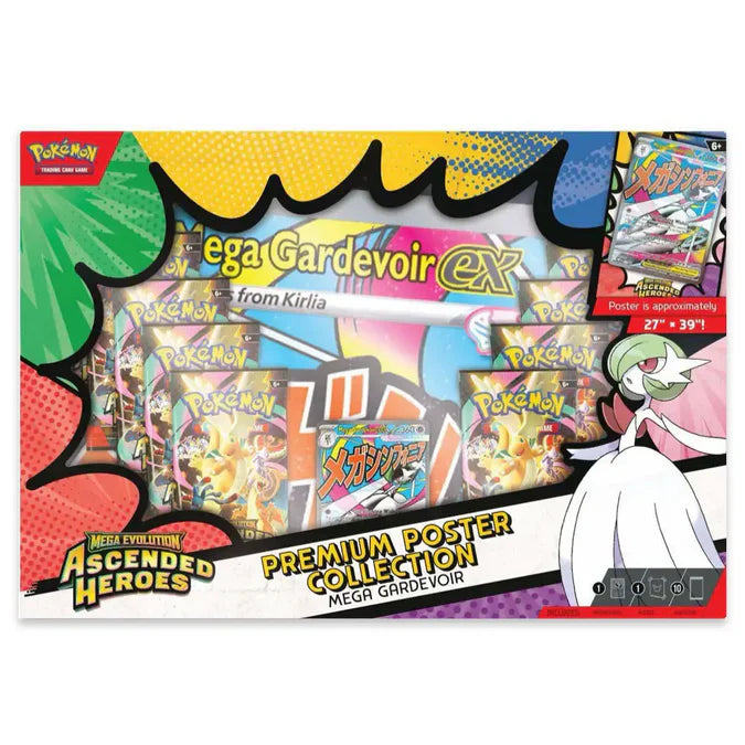 Pokemon TCG: Ascended Heroes Premium Poster Collection - Gardevoir