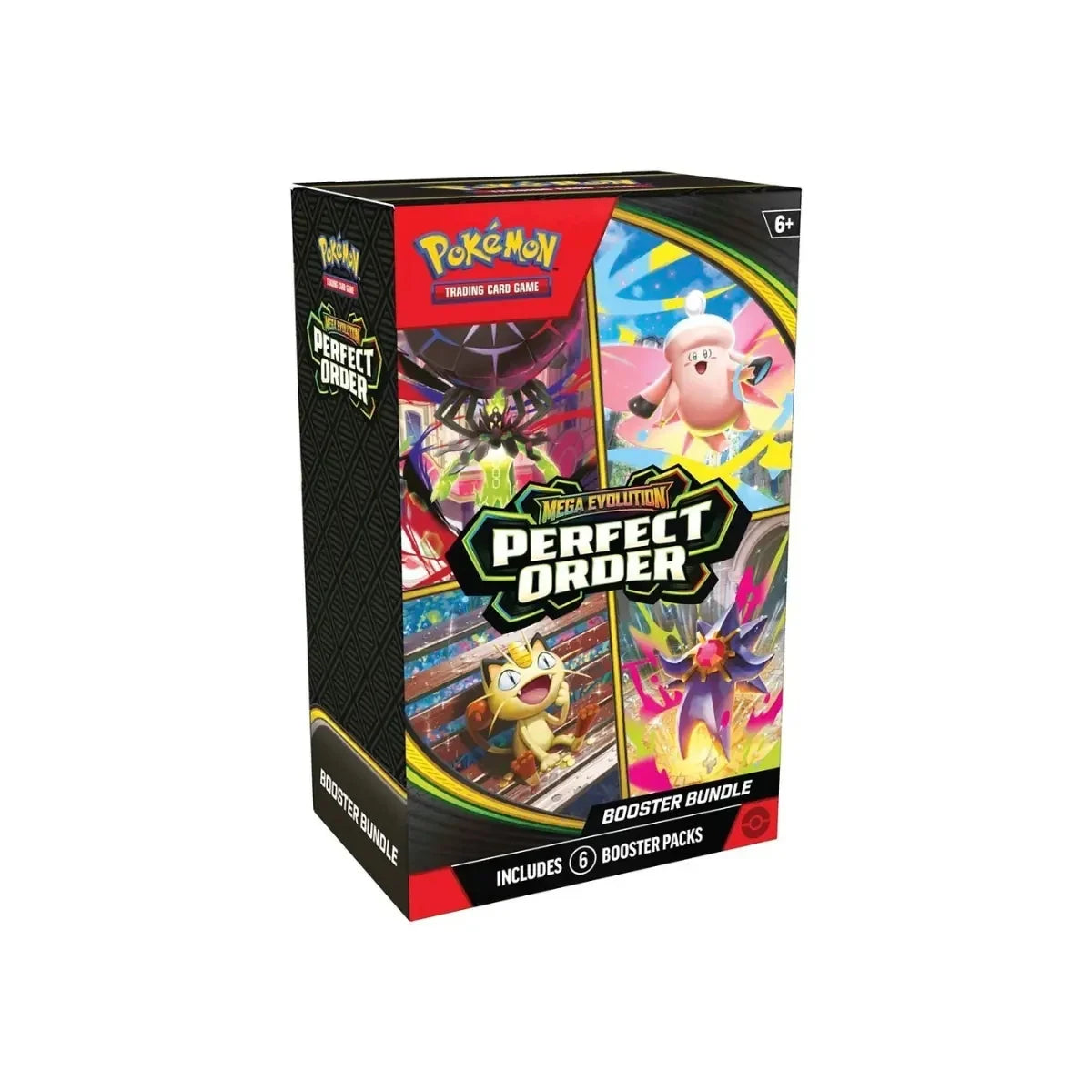 Pokémon TCG: Mega Evolution - Perfect Order Booster Bundle (6 Packs)